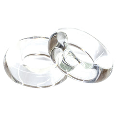 Tigress Glass Outrigger Rings Pair 88650