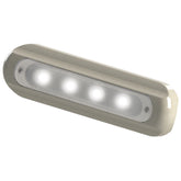 TACO 4LED Deck Light Flat Mount White Housing F388800W1