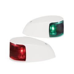 Hella Marine NaviLED Deck Mount Port Starboard Pair 2nm Colored LensWhite Housing 980620811