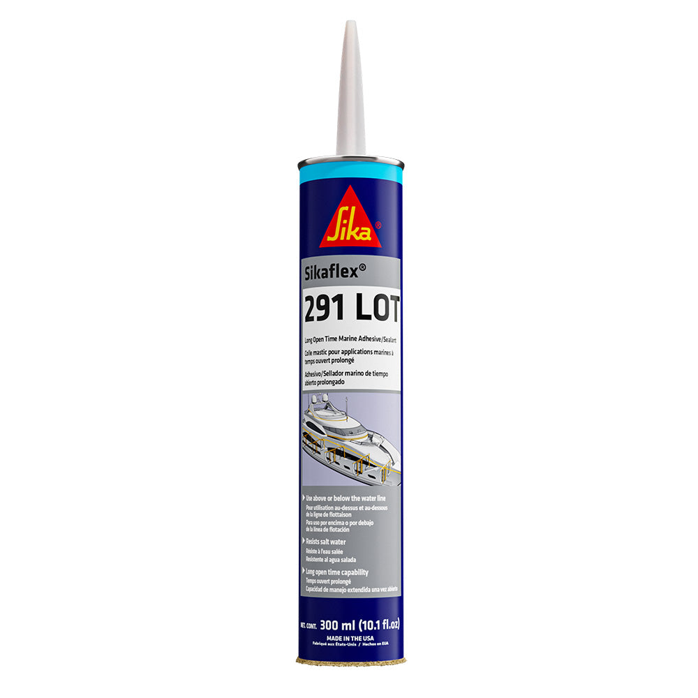 Sika Sikaflex 291 LOT Slow Cure Adhesive Sealant 103oz300ml Cartridge White 90925