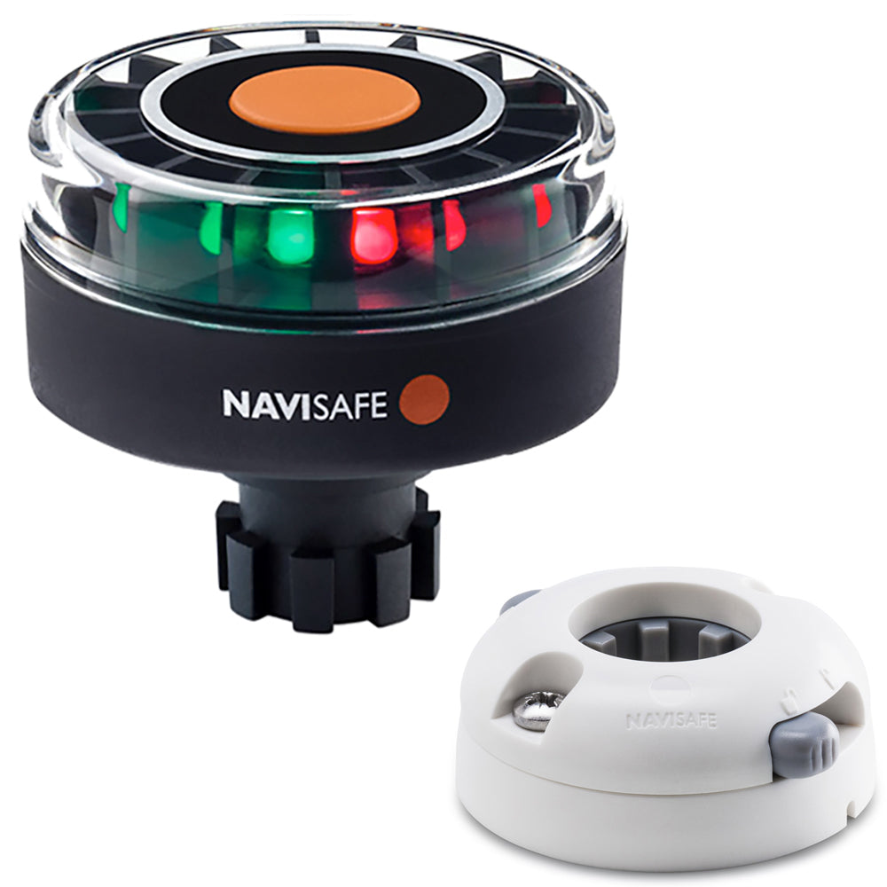 Navisafe Navilight Tricolor 2NM wNavibolt Base Horizontal Mount White 342KIIT5