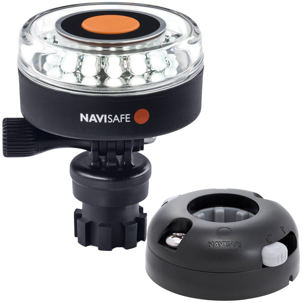 Navisafe Navilight 360 2NM White wNavimount Base Horizontal Mount Black 040KIT7