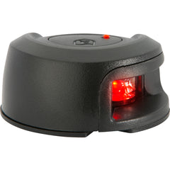 Attwood LightArmor Deck Mount Navigation Light Black Composite Port red 2NM NV2012PBR7