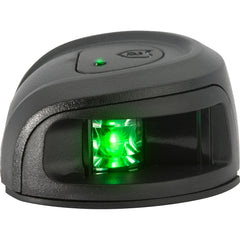Attwood LightArmor Deck Mount Navigation Light Black Composite Starboard green 2NM NV2012PBG7