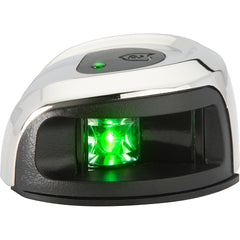 Attwood LightArmor Deck Mount Navigation Light Stainless Steel Starboard green 2NM NV2012SSG7