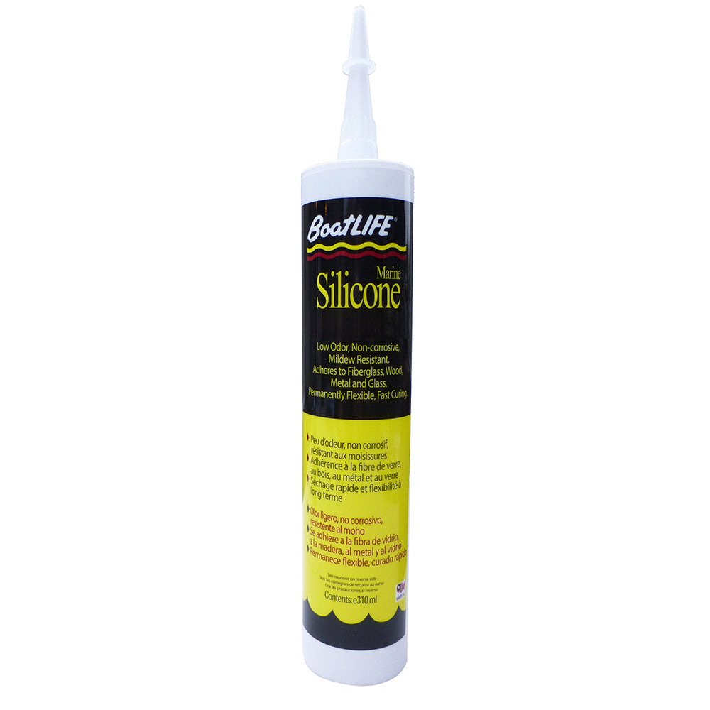 BoatLIFE Silicone Rubber Sealant Cartridge White 1151