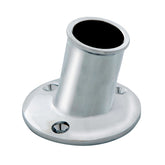 Whitecap TopMounted Flag Pole Socket CPBrass 1 ID S5002