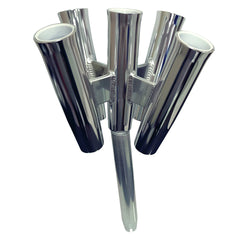 Tigress Five Rod Cluster Bent Butt Polished Aluminum 881572