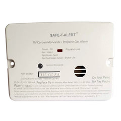 SafeTAlert Combo Carbon Monoxide Propane Alarm Flush Mount Mini White 25742WHT