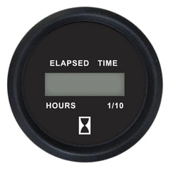 Faria Euro Black 2 Digital Hourmeter Gauge 12835