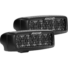 RIGID Industries SRQ Series PRO Spot Diffused Midnight Surface Mount Pair 905513BLK