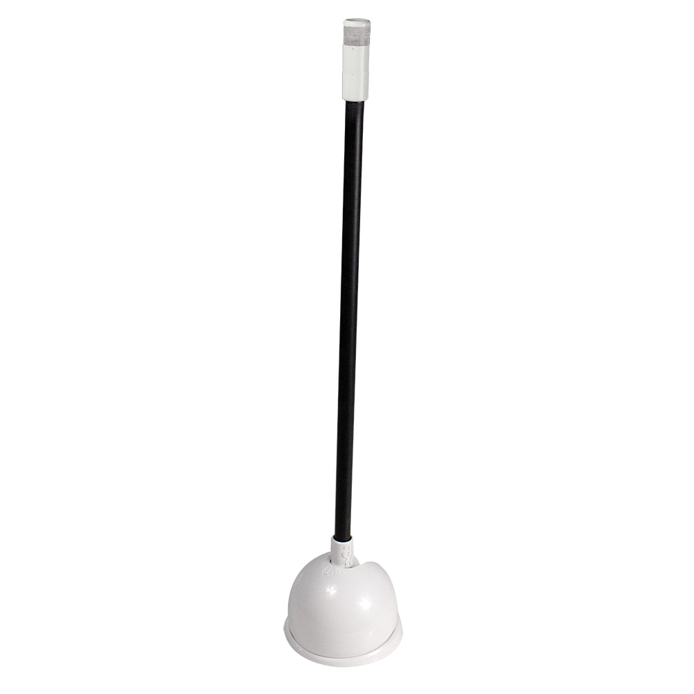 Lumitec Contour Anchor Light 12 Black Shaft White Base 101585