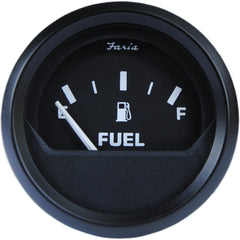 Faria Euro Black 2 Fuel Level Gauge Metric 12802