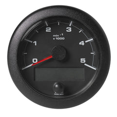 Veratron 338 85MM OceanLink NMEA 2000 Tachometer 5000 RPM Black Dial Bezel A2C1065720001