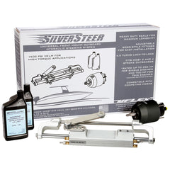 Uflex SilverSteer Front Mount Outboard Hydraulic Steering System w UC130SVS1 Cylinder SILVERSTEERXP1
