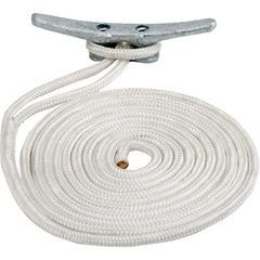 SeaDog Double Braided Nylon Dock Line 12 x 10 White 302112010WH1