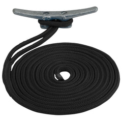 SeaDog Double Braided Nylon Dock Line 58 x 20 Black 302116020BK1
