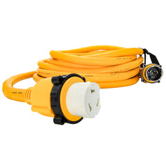 Camco 50 Amp Power Grip Marine Extension Cord 50 MLockingFLocking Adapter 55623