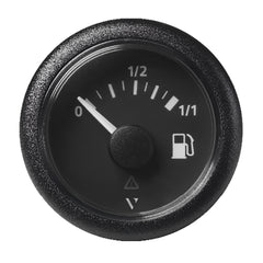 Veratron 52mm 2116 ViewLine Fuel Tank Level Gauge 0 to 11 Black Dial Round Bezel A2C59514079