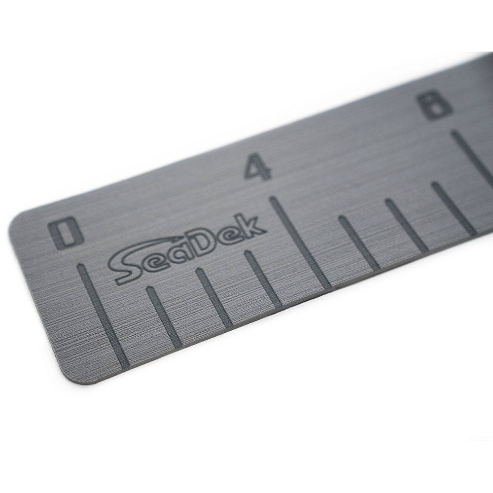 SeaDek 36 Fish Ruler Storm Grey wSeaDek Logo 2213580038