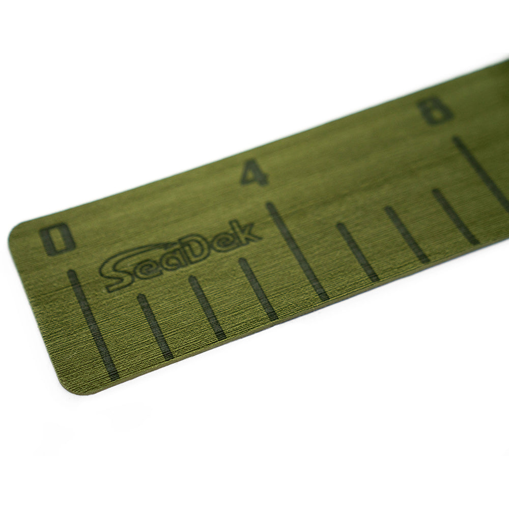 SeaDek 36 Fish Ruler Olive Green wSeaDek Logo 2213580050