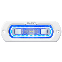 RIGID Industries SRL Series Marine Spreader Light White Flush Mount White Light wBlue Halo 51201