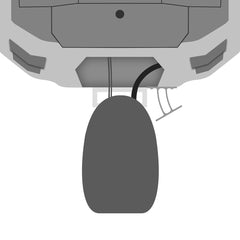 Minn Kota Raptor Direct Mount Angle Bracket White 1810376