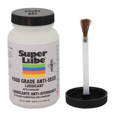 Super Lube Food Grade AntiSeize wSyncolon 8oz Brush Bottle 48008