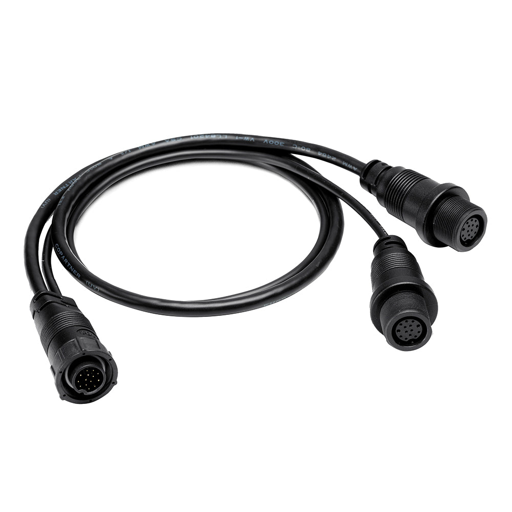 Humminbird 14 M SILR Y SOLIXAPEX Side Imaging LeftRight Splitter Cable 7201121