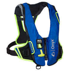 Onyx Impulse AM33 All Clear AutoManual Inflatable Life Jacket Blue 13280050000421