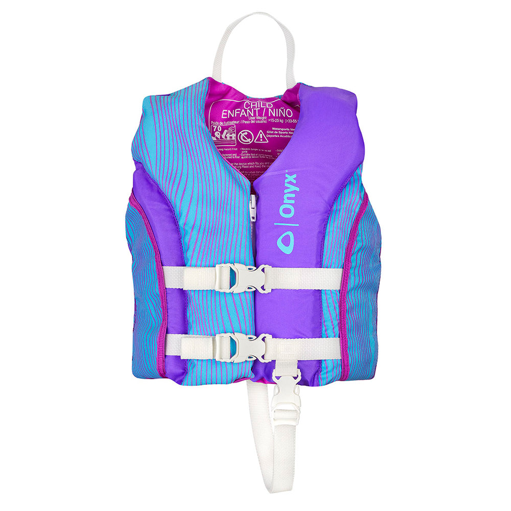 Onyx Shoal All Adventure Child Paddle Water Sports Life Jacket Purple 12100060000121