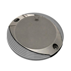 Lumitec Scallop Surface Mount Pathway Light Spectrum RGBWWarm White Stainless Steel Housing 101672