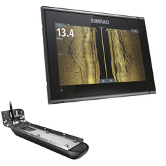 Simrad GO9 XSE ChartplotterFishfinder wActive Imaging 3in1 Transom Mount Transducer CMAP Discover Chart 00014840002