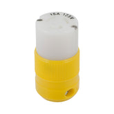 Marinco Locking Connector 15A 125V Yellow 4731CR