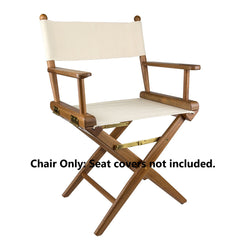 Whitecap Directors Chair wo Seat Covers Teak 60040