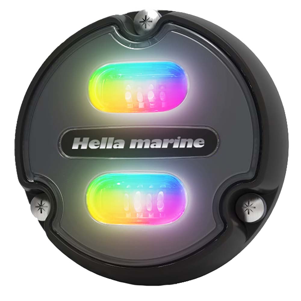 Hella Marine Apelo A1 RGB Underwater Light 1800 Lumens Black Housing Charcoal Lens 016146001