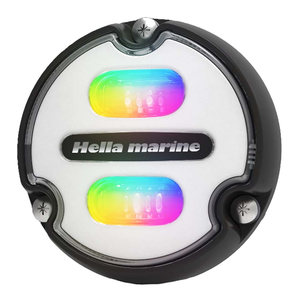 Hella Marine Apelo A1 RGB Underwater Light 1800 Lumens Black Housing White Lens 016146011