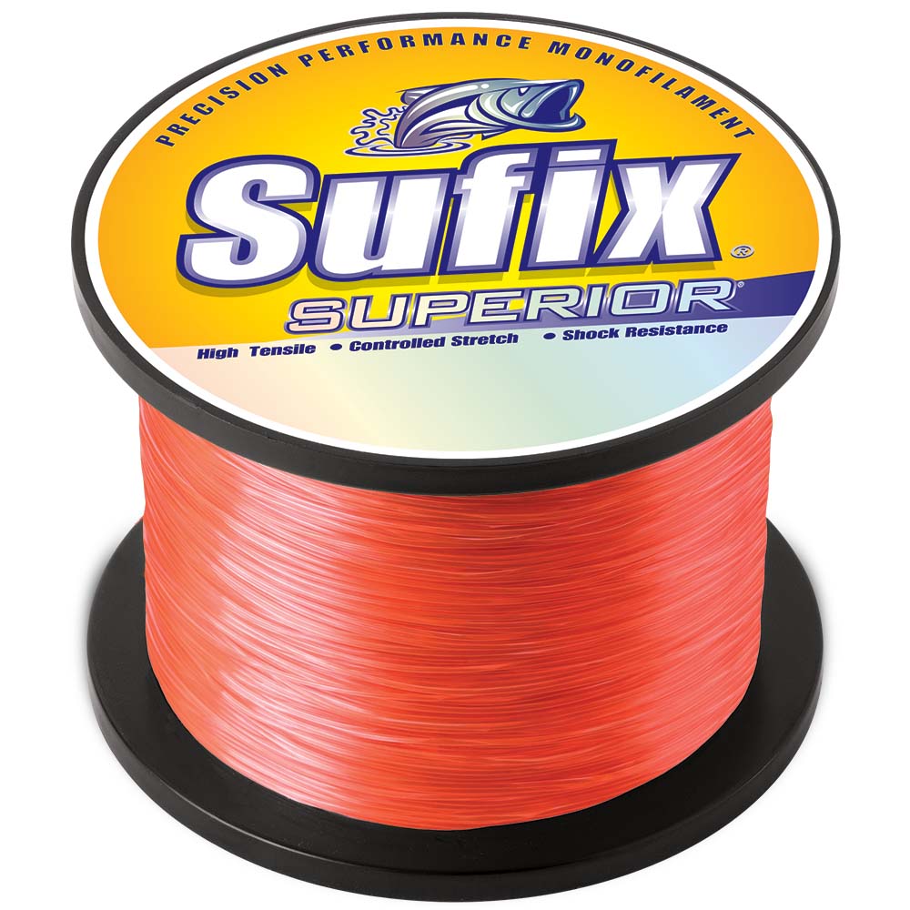 Sufix Superior Neon Fire Monofilament 10lb 1495 yds 636110