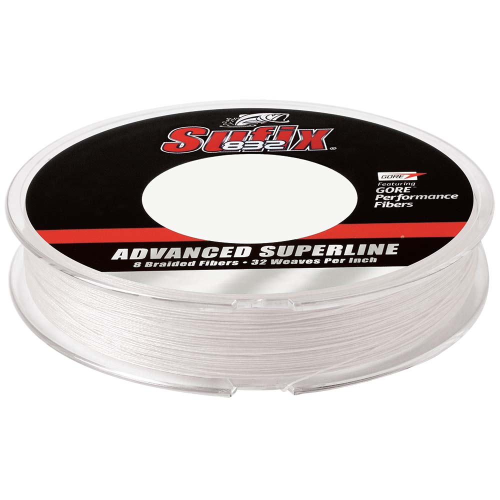 Sufix 832 Advanced Superline Braid 8lb Ghost 300 yds 660108GH