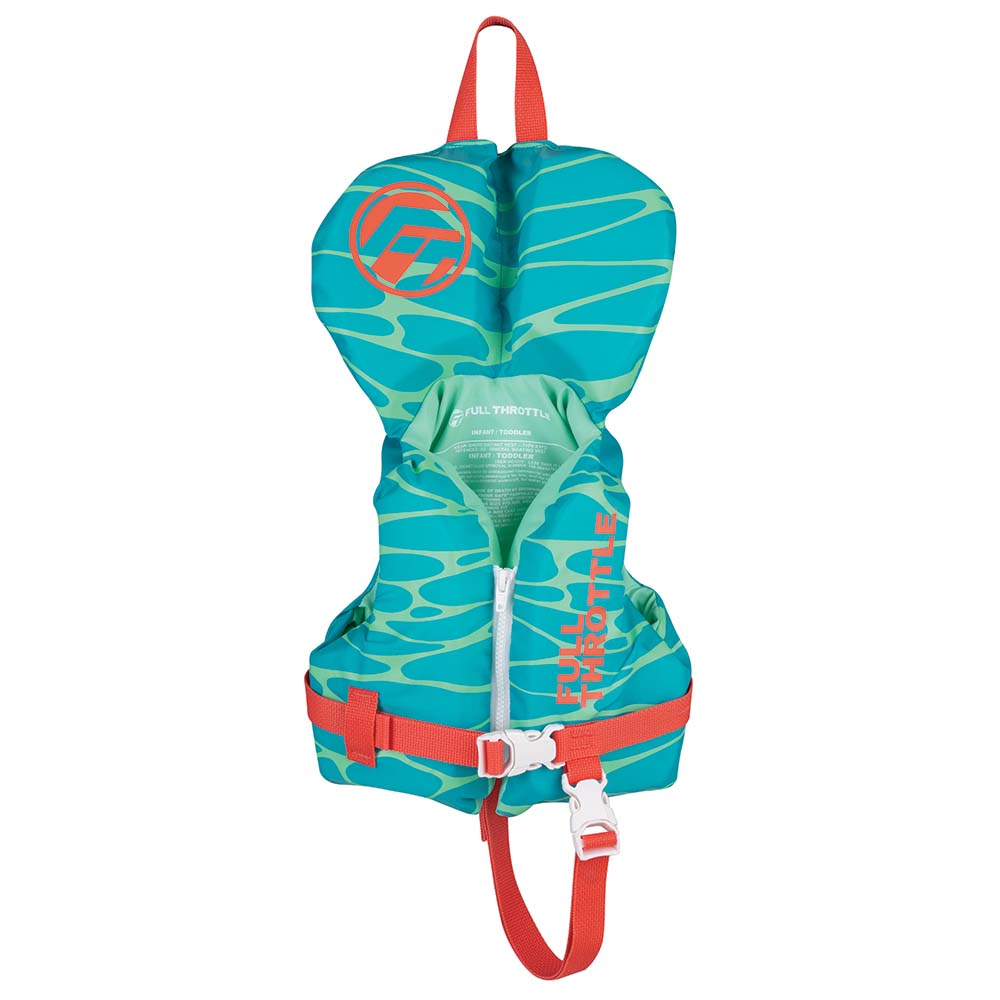 Full Throttle Infant Nylon Life Jacket Aqua 11240050500022