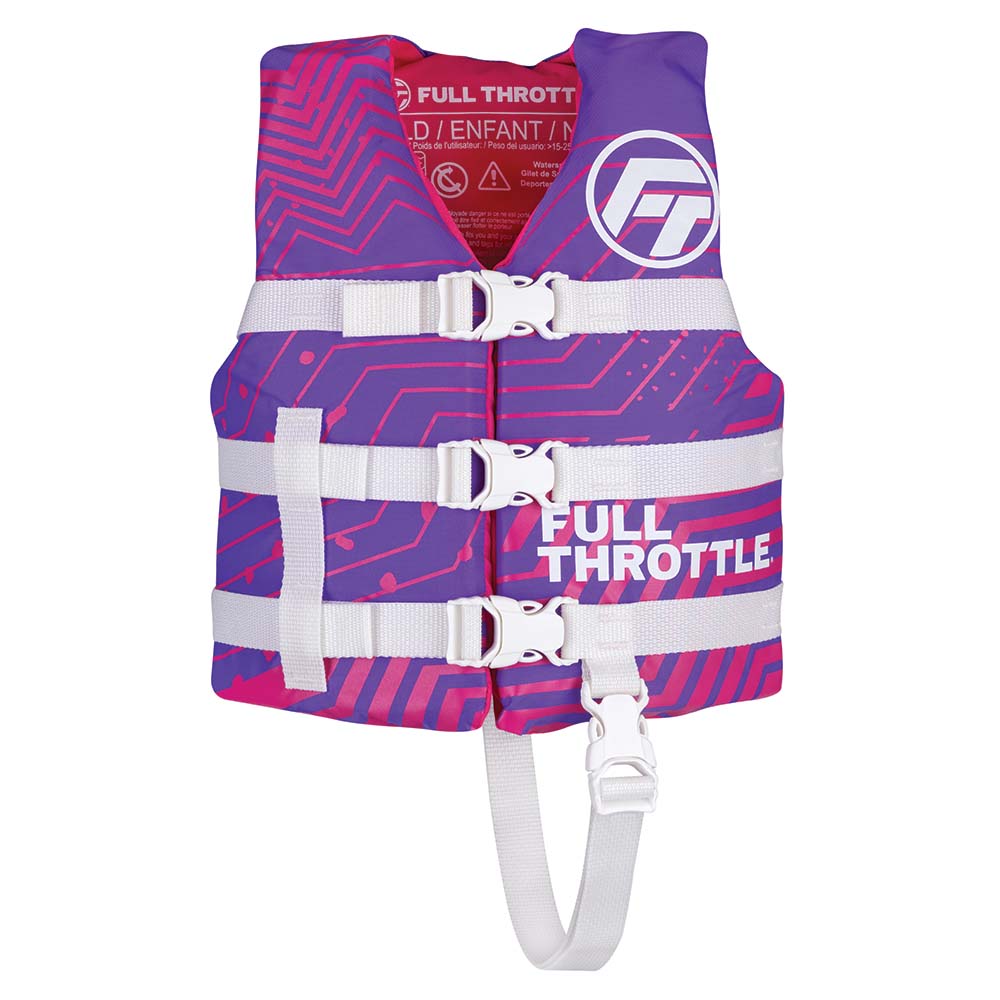 Full Throttle Child Nylon Life Jacket Purple 11220060000122