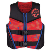 Full Throttle Youth RapidDry FlexBack Life Jacket RedBlack 14250010000222