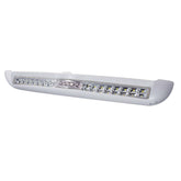 Lumitec Razor Light Bar Flood White Housing wInverted Logo Flush Mount 101590
