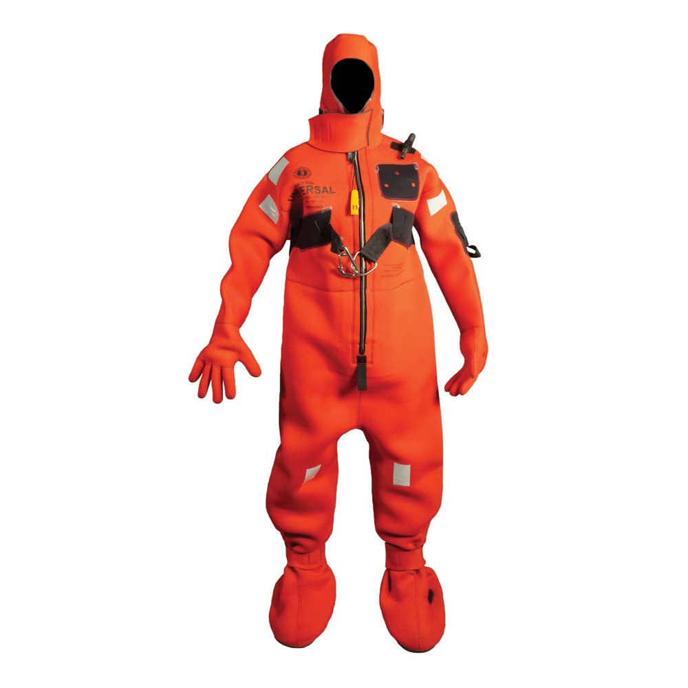 Mustang Neoprene Cold Water Immersion Suit wHarness Red Adult Universal MIS230HR40209
