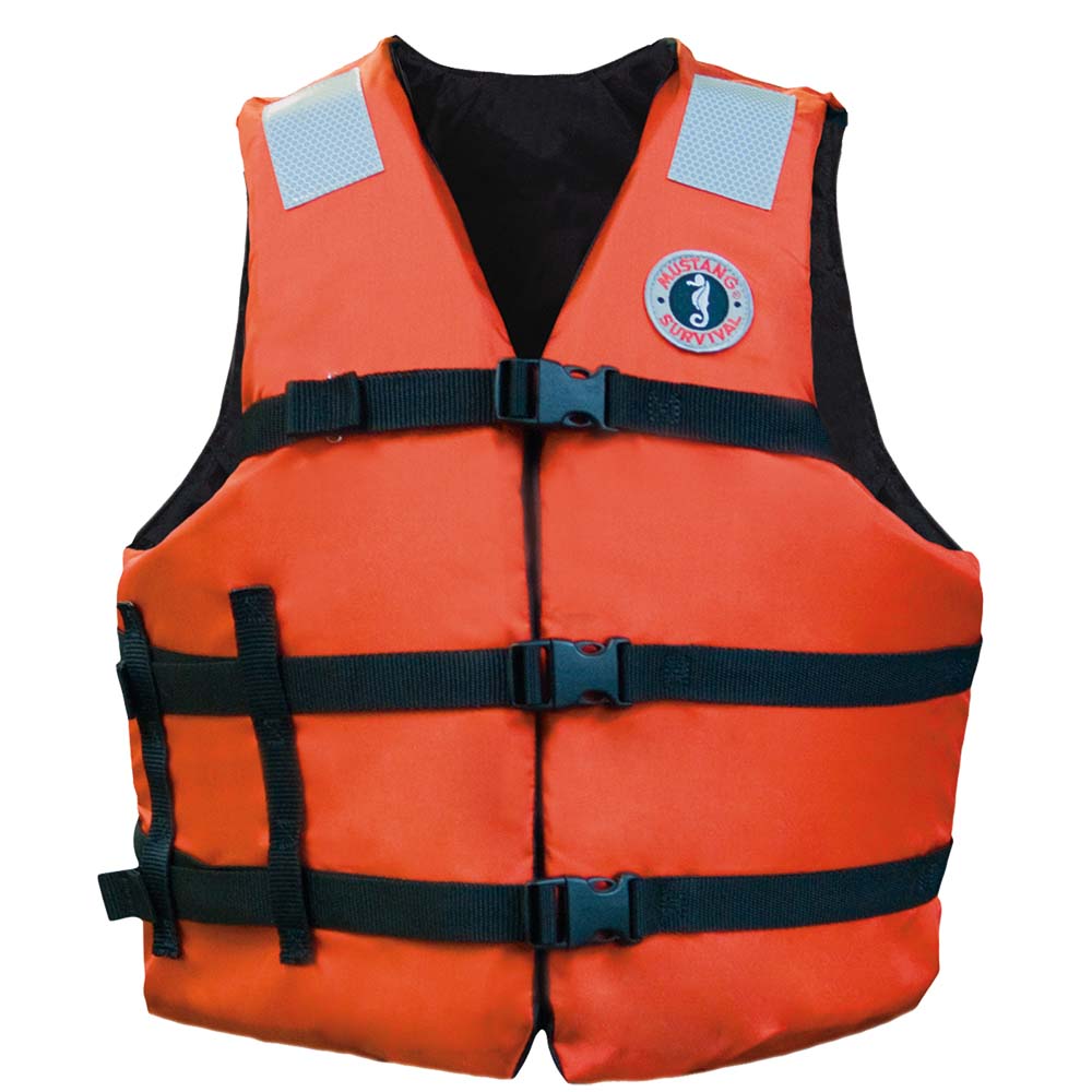 Mustang Flotation Vest Orange Adult Universal MV3104T120216