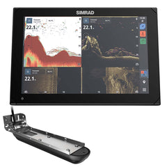 Simrad NSX 3012 12 Combo Chartplotter Fishfinder wActive Imaging 3in1 Transducer 00015367001