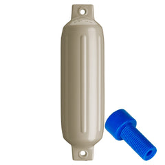 Polyform G2 Twin Eye Fender 45 x 155 Sand wAdapter G2 SAND WAIR ADAPTER