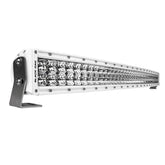 Black Oak Pro Series 30 Curved Double Row 40 LED Light Bar Combo Optics White Housing 40CCMD5OS