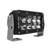 Black Oak Pro Series 30 Double Row 4 LED Light Bar Spot Optics Black Housing 4SD5OS
