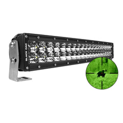 Black Oak Pro Series 30 Double Row Combo Infrared 20 850nm LED Light Bar Black Housing 20IR850